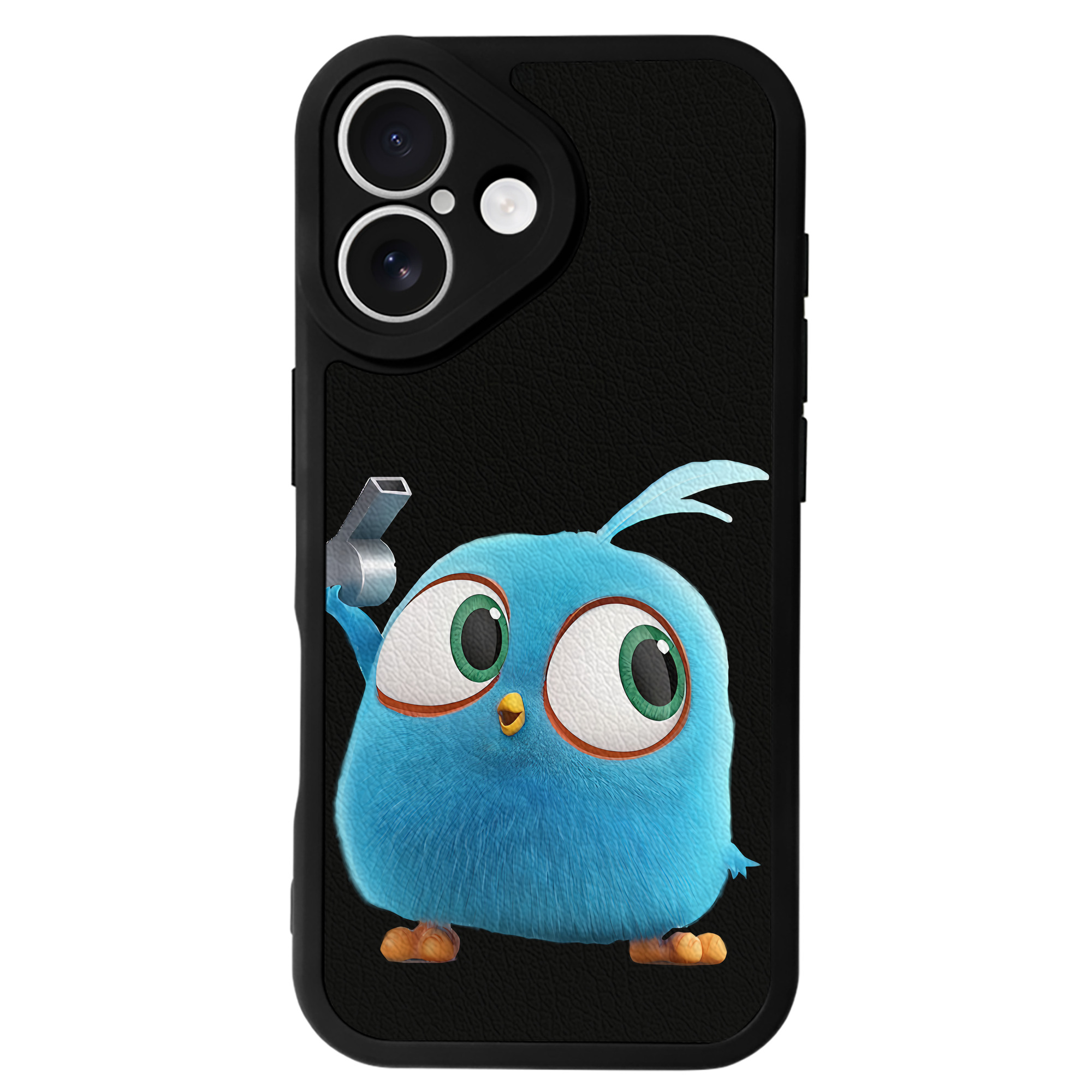 （画像用） Angry Birds アングリーバード 【iPhone 16シリーズ対応】シリコンスマホケース（レザー調） 材質：シリコン